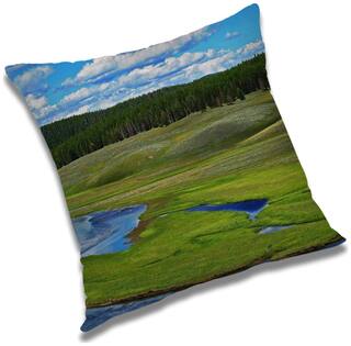RADANYA Printed Cushion Cover with Filler Set 18x18 inch
