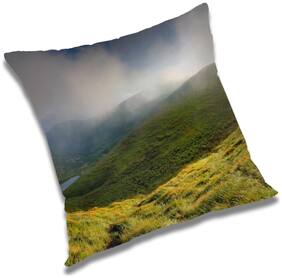 RADANYA Printed Cushion Cover with Filler Set 12x12 inch