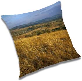 RADANYA Printed Cushion Cover with Filler Set 18x18 inch