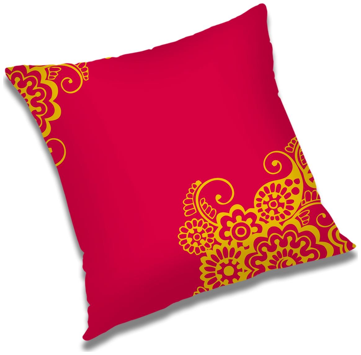 

RADANYA Printed Cushion Cover with Filler Set 12X12 inch