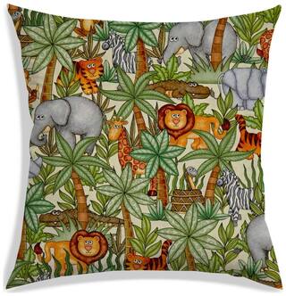 RADANYA Printed Cushion Cover 24x24 inch