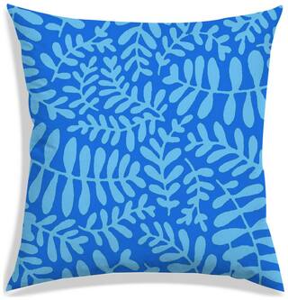 RADANYA Printed Polyester Blue Cushion Cover ( Large , Pack of 1 )