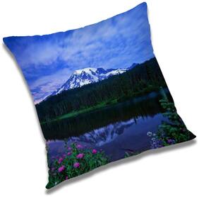 RADANYA Printed Cushion Cover with Filler Set 16x16 inch