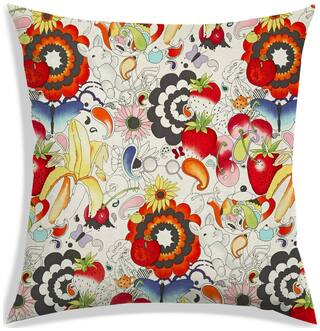RADANYA Printed Cushion Cover 16x16 inch