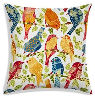 RADANYA Printed Polyester Off-white Cushion Cover ( Regular , Pack of 1 )