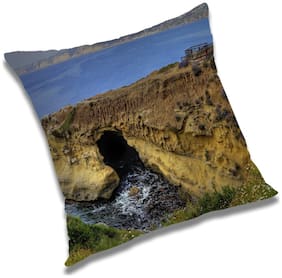 RADANYA Printed Cushion Cover with Filler Set 18x18 inch