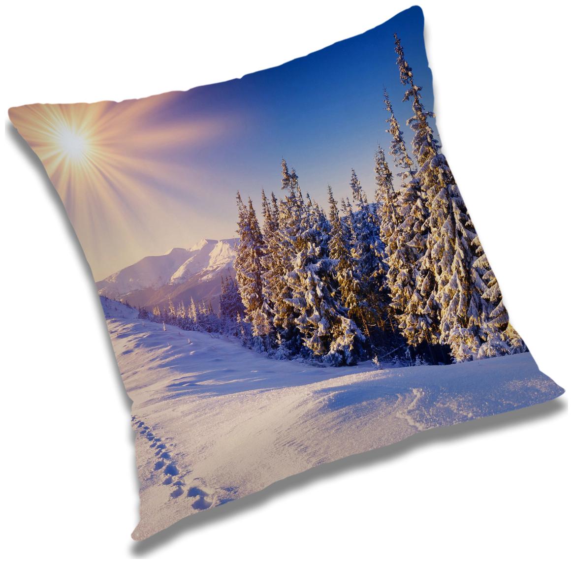 

RADANYA Printed Cushion Cover with Filler Set 18x18 inch