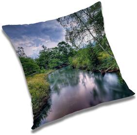RADANYA Printed Cushion Cover with Filler Set 16x16 inch
