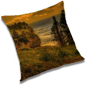 RADANYA Printed Cushion Cover with Filler Set 16x16 inch