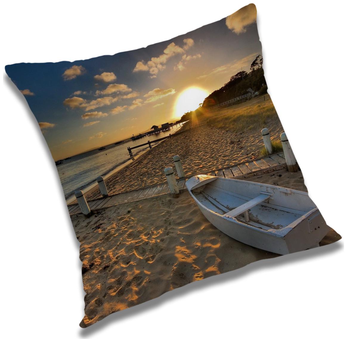 

RADANYA Printed Cushion Cover with Filler Set 18x18 inch