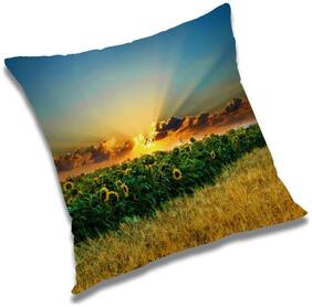 RADANYA Printed Cushion Cover with Filler Set 18x18 inch
