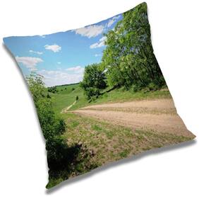 RADANYA Printed Cushion Cover with Filler Set 18x18 inch