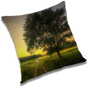 RADANYA Printed Cushion Cover with Filler Set 18x18 inch