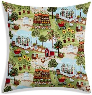 RADANYA Printed Cushion Cover 20x20 inch