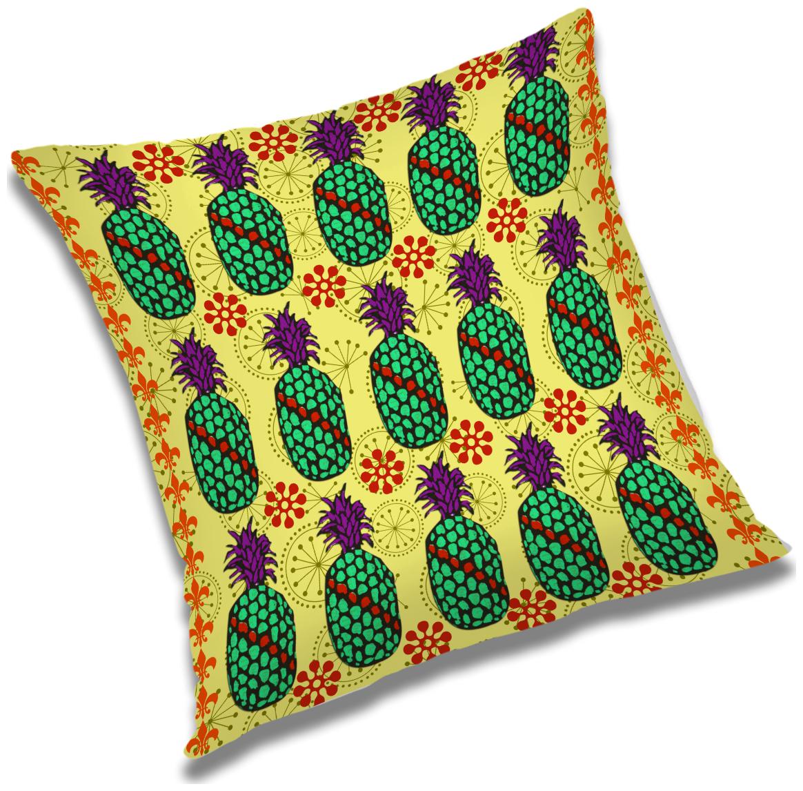 

RADANYA Printed Cushion Cover with Filler Set 24x24 inch