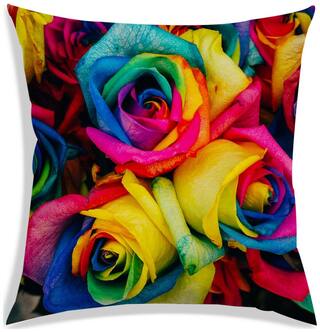 RADANYA Printed Cushion Cover 16x16 inch