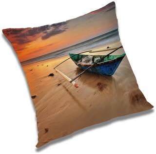 RADANYA Printed Cushion Cover with Filler Set 18x18 inch