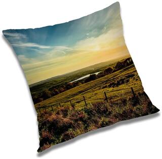 RADANYA Printed Cushion Cover with Filler Set 12x12 inch