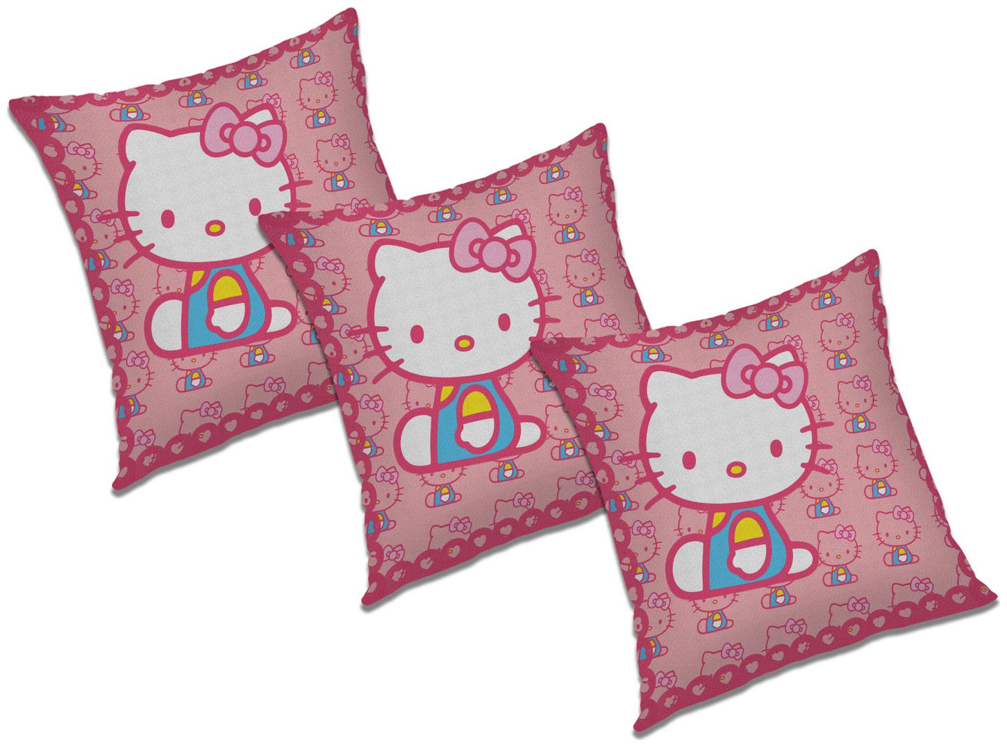 

RADANYA Printed Polyester Pink Cushion Cover ( Extra large Pack of 3 )