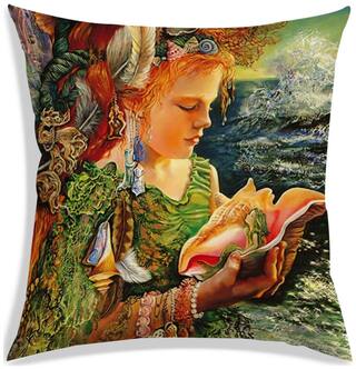 RADANYA Printed Cushion Cover 12x12 inch