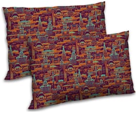 RADANYA Printed Pillow Set - 18x27 inch