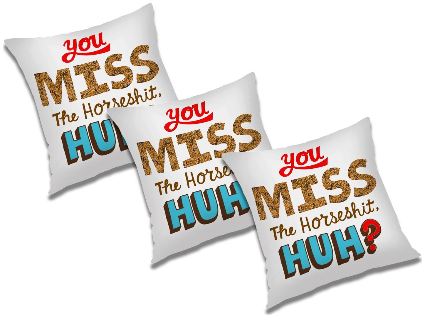 

RADANYA Printed Cushion Cover with Filler (Set of 3) 12X12 inch