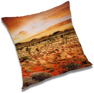 RADANYA Printed Cushion Cover with Filler Set 16x16 inch