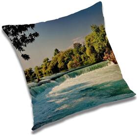 RADANYA Printed Cushion Cover with Filler Set 12x12 inch