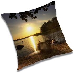 RADANYA Printed Cushion Cover with Filler Set 24x24 inch