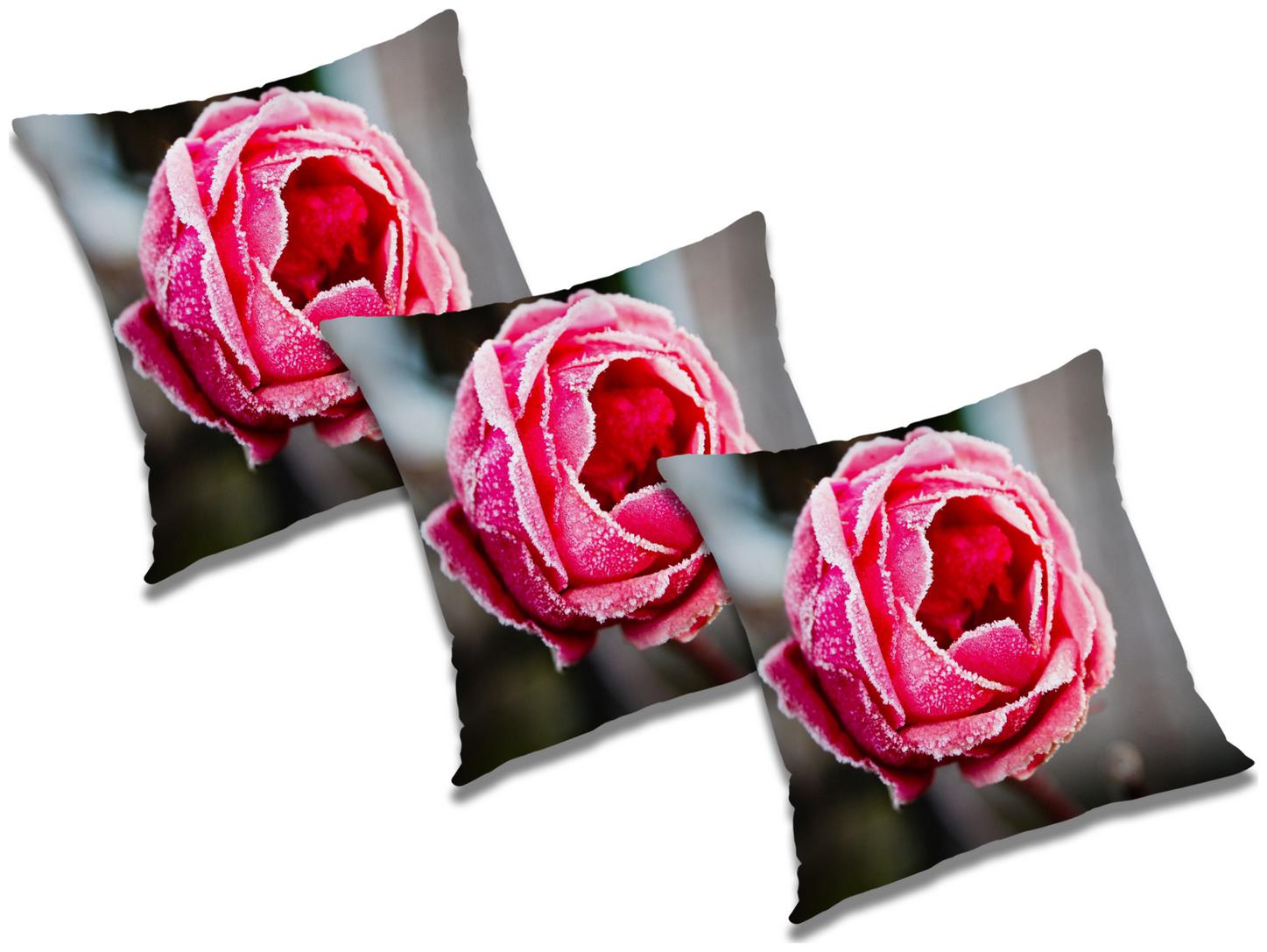

RADANYA Printed Cushion Cover with Filler (Set of 3) 20x20 inch