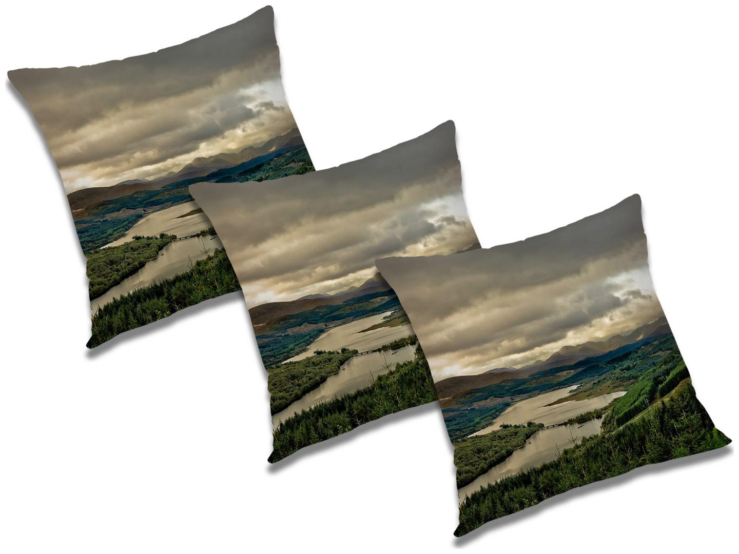 

RADANYA Printed Cushion Cover with Filler (Set of 3) 20x20 inch