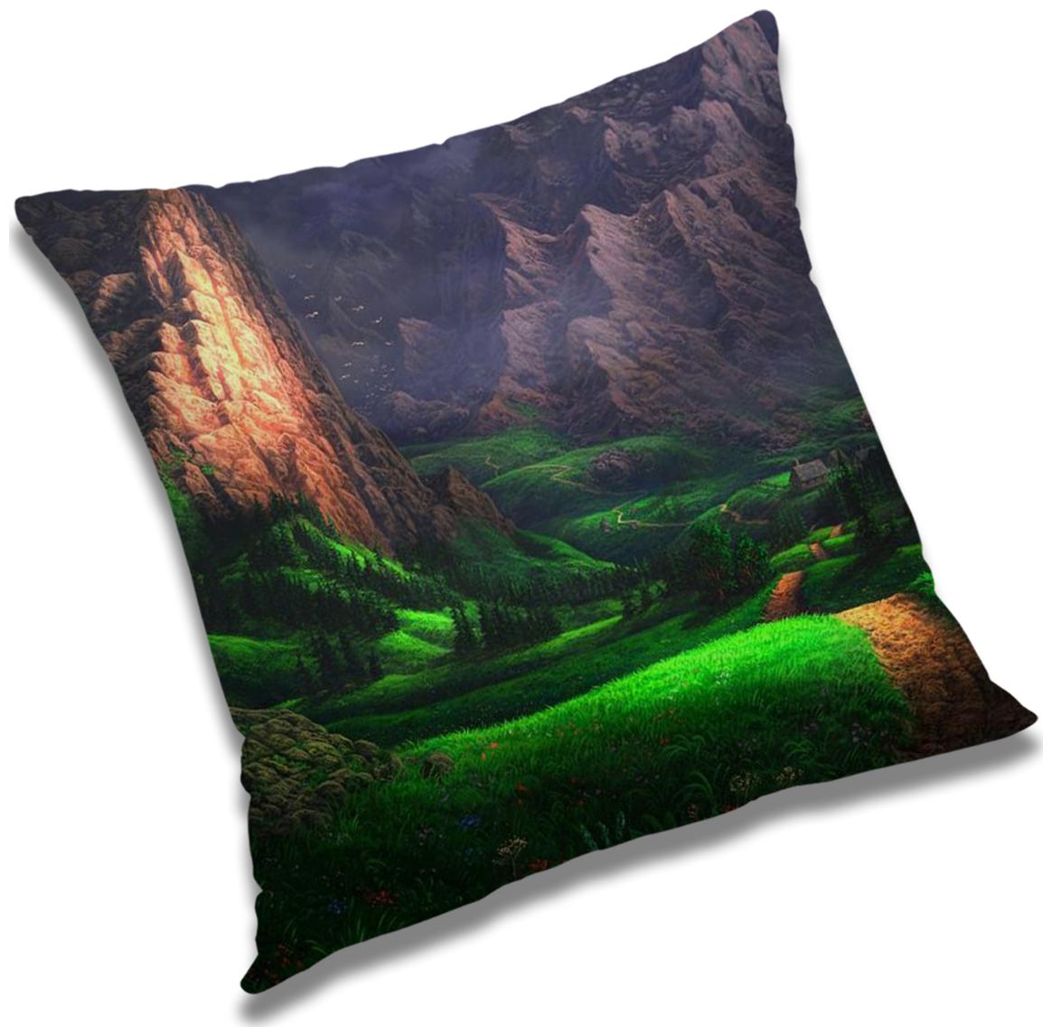 

RADANYA Printed Cushion Cover with Filler Set 24x24 inch