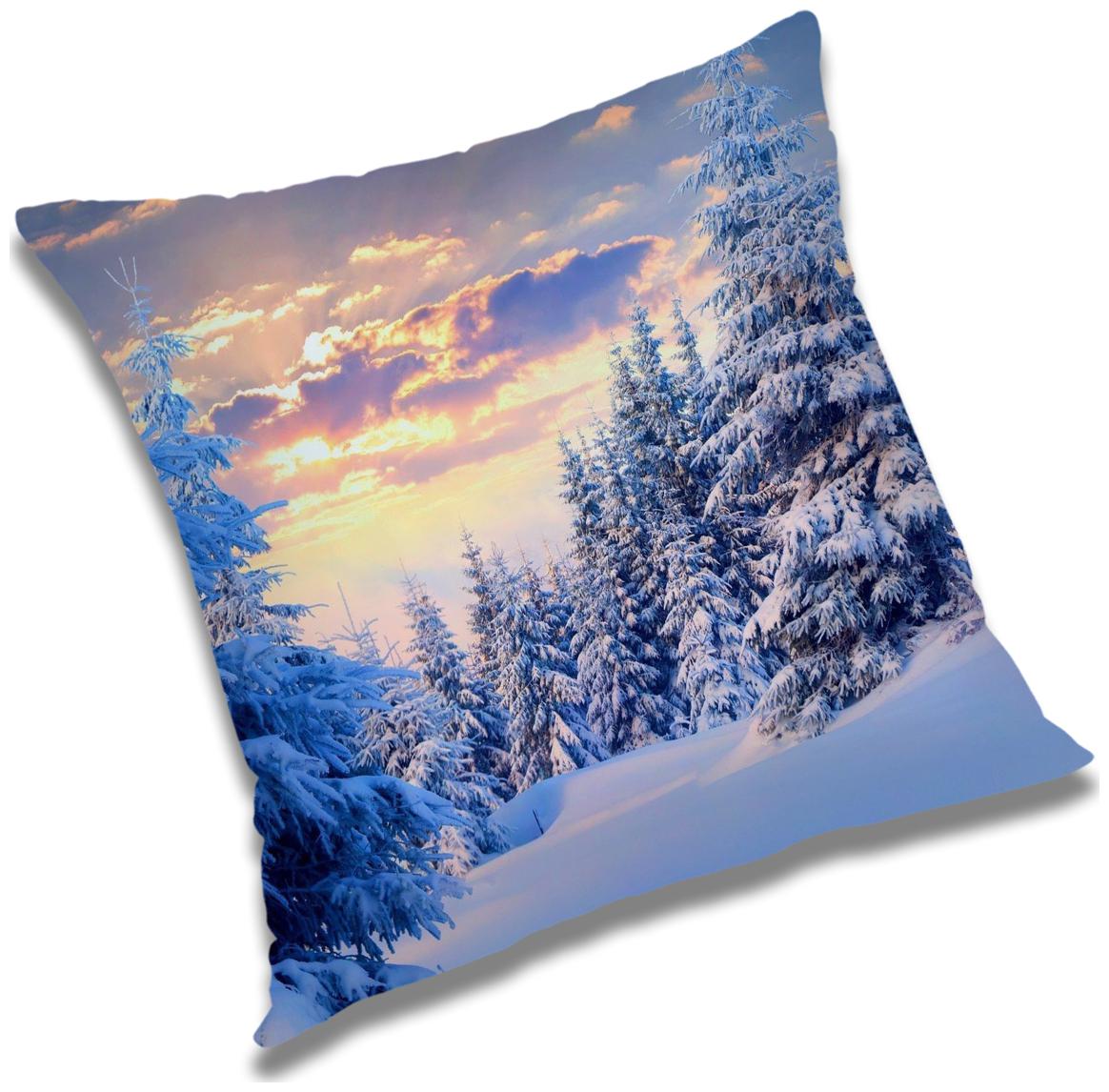 

RADANYA Printed Cushion Cover with Filler Set 18x18 inch