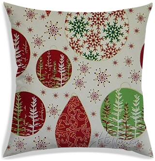 RADANYA Printed Polyester Beige Cushion Cover ( Large , Pack of 1 )