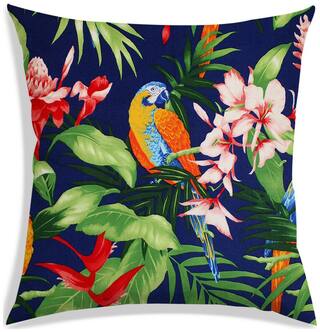 RADANYA Printed Polyester Blue Cushion Cover ( Small , Pack of 1 )