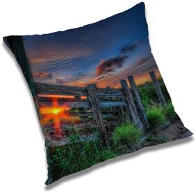 RADANYA Printed Cushion Cover with Filler Set 12x12 inch