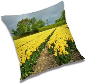 RADANYA Printed Cushion Cover with Filler Set 12x12 inch