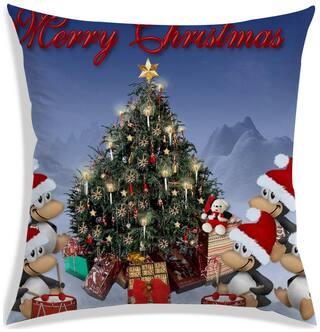 RADANYA Printed Cushion Cover 24x24 inch