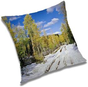RADANYA Printed Cushion Cover with Filler Set 18x18 inch