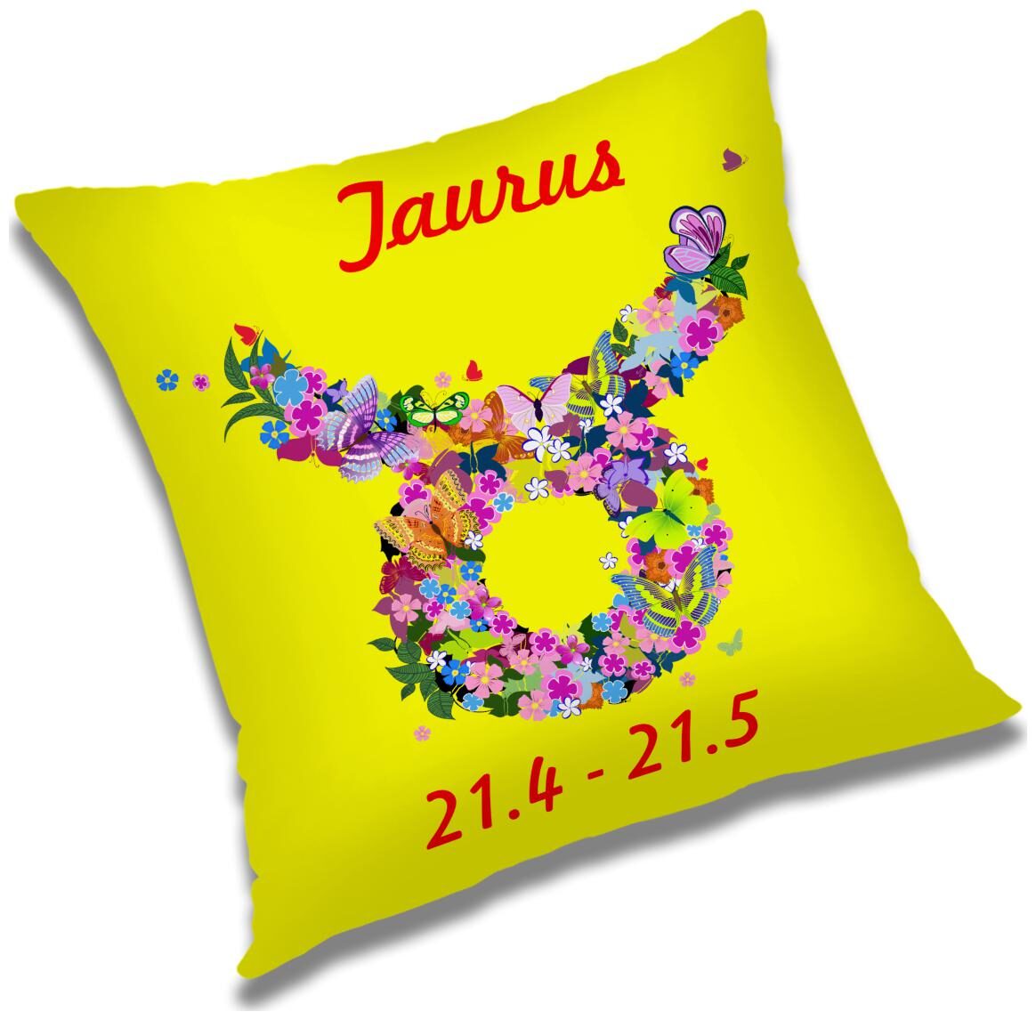 

RADANYA Printed Polyester Yellow Cushion Cover ( Extra large Pack of 1 )