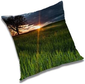 RADANYA Printed Cushion Cover with Filler Set 24x24 inch