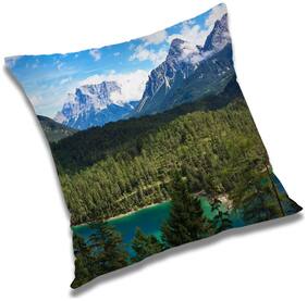 RADANYA Printed Cushion Cover with Filler Set 16x16 inch