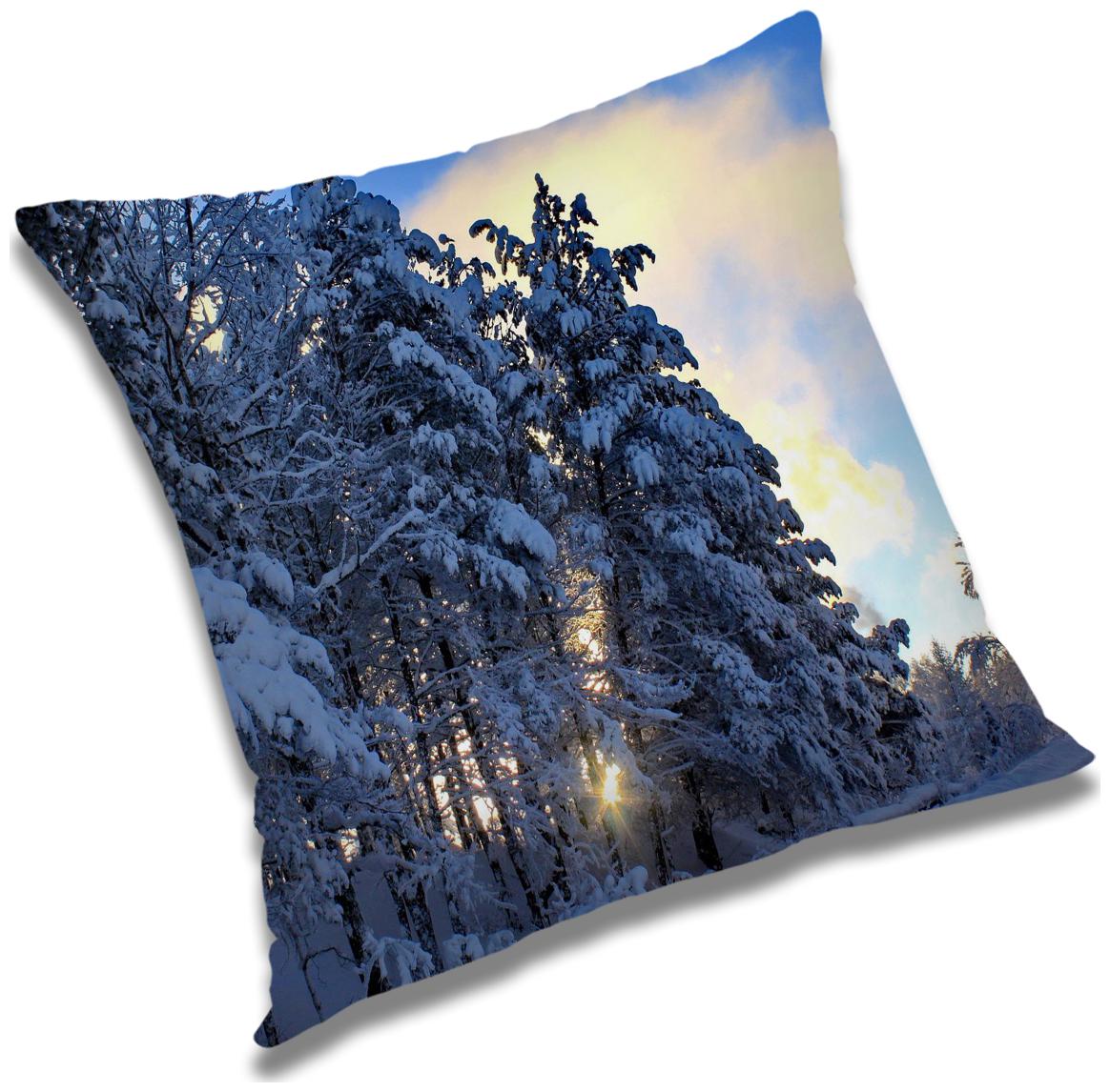 

RADANYA Printed Cushion Cover with Filler Set 12x12 inch