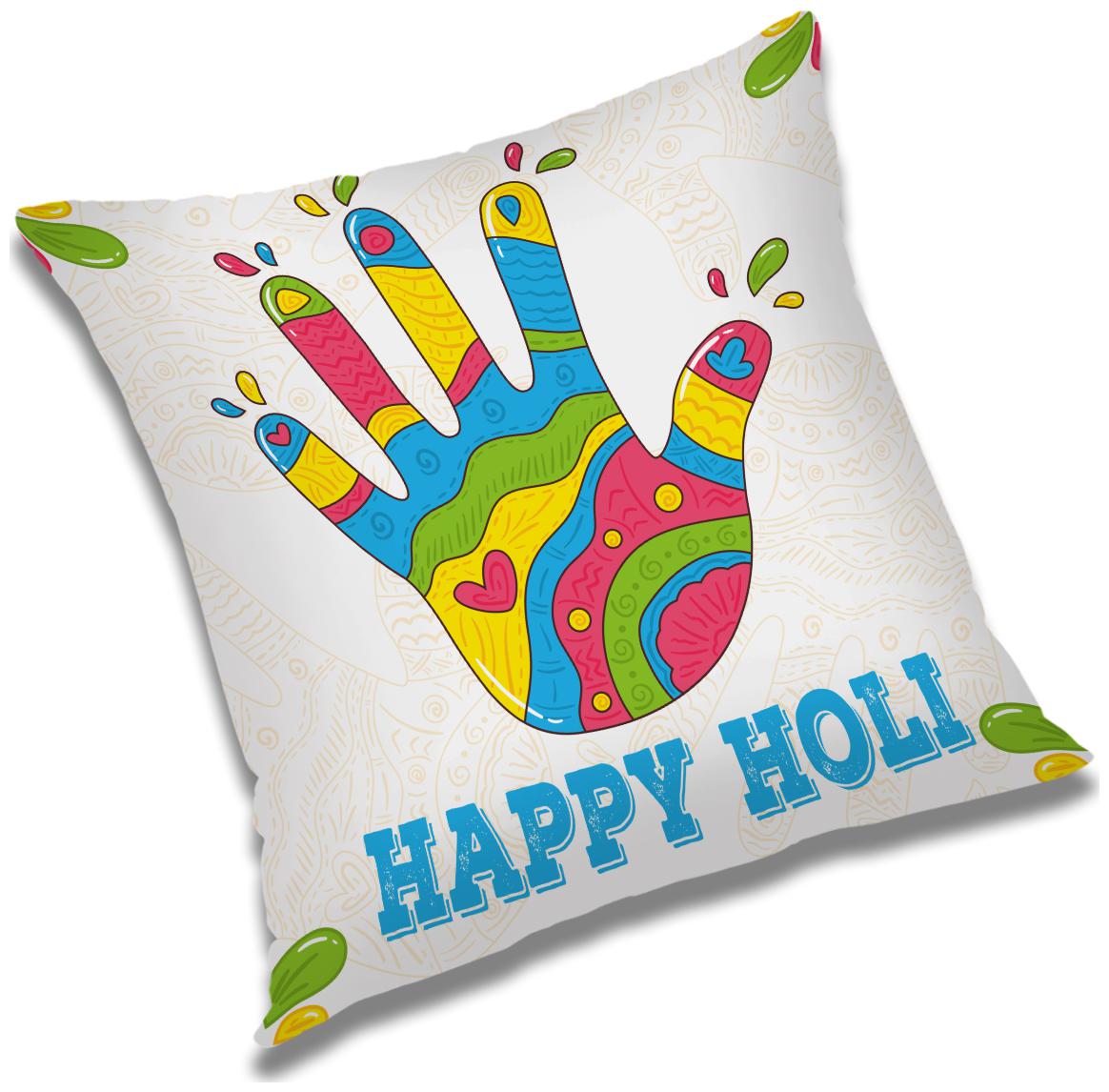

RADANYA Printed Cushion Cover with Filler Set 18x18 inch