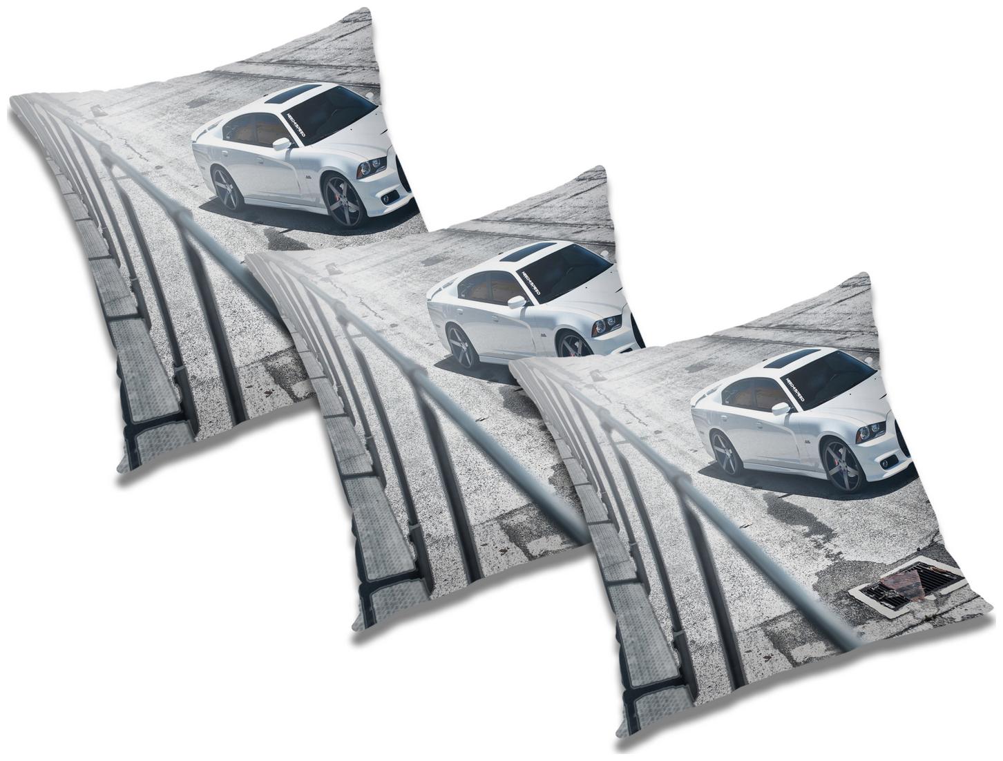 

RADANYA Printed Cushion Cover with Filler (Set of 3) 20x20 inch