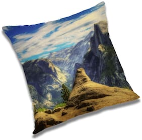 RADANYA Printed Cushion Cover with Filler Set 18x18 inch