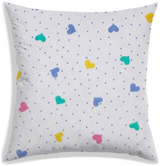 RADANYA Printed Polyester Beige Cushion Cover ( Small , Pack of 1 )