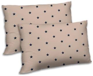 RADANYA Polyester Printed Pillow Covers ( Pack of 2 , Peach )