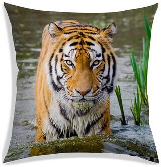 RADANYA Printed Cushion Cover 18x18 inch
