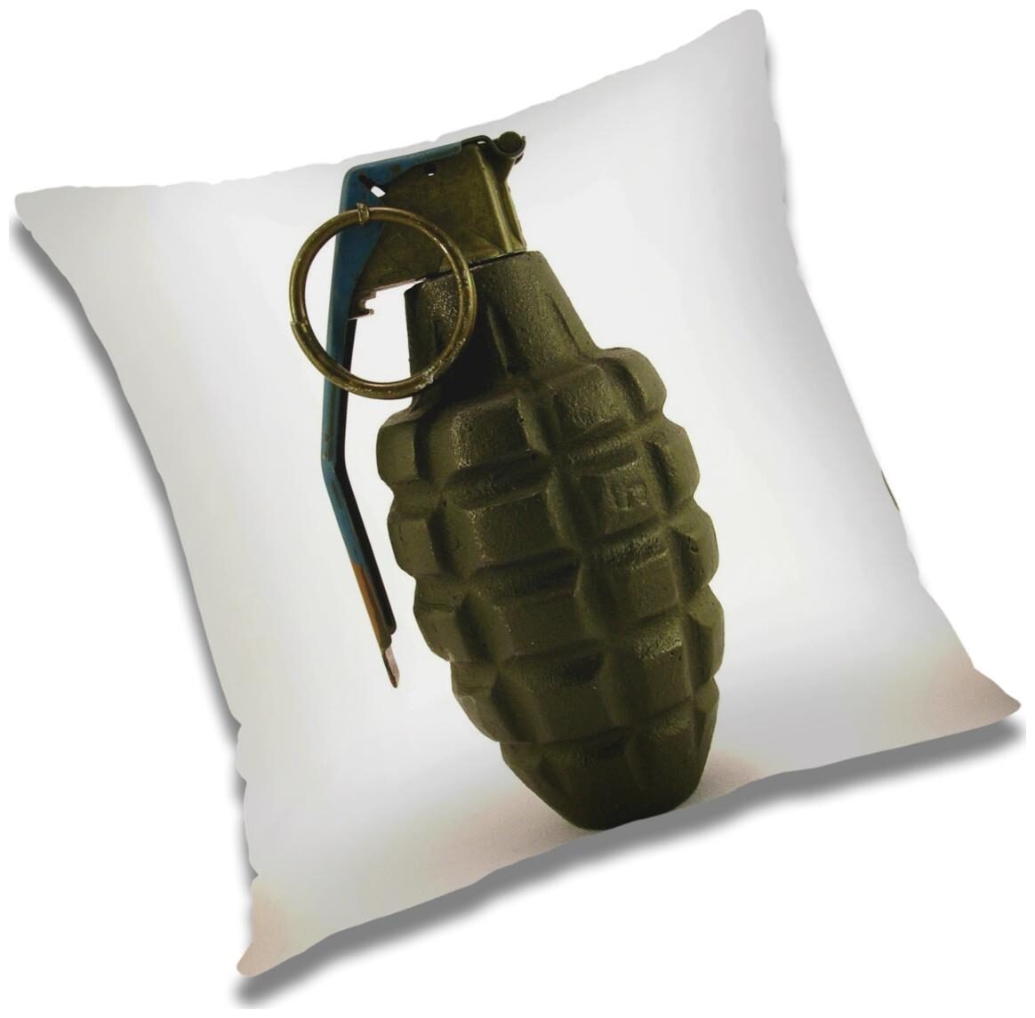 

RADANYA Printed Polyester White Cushion Cover ( Extra large Pack of 1 )